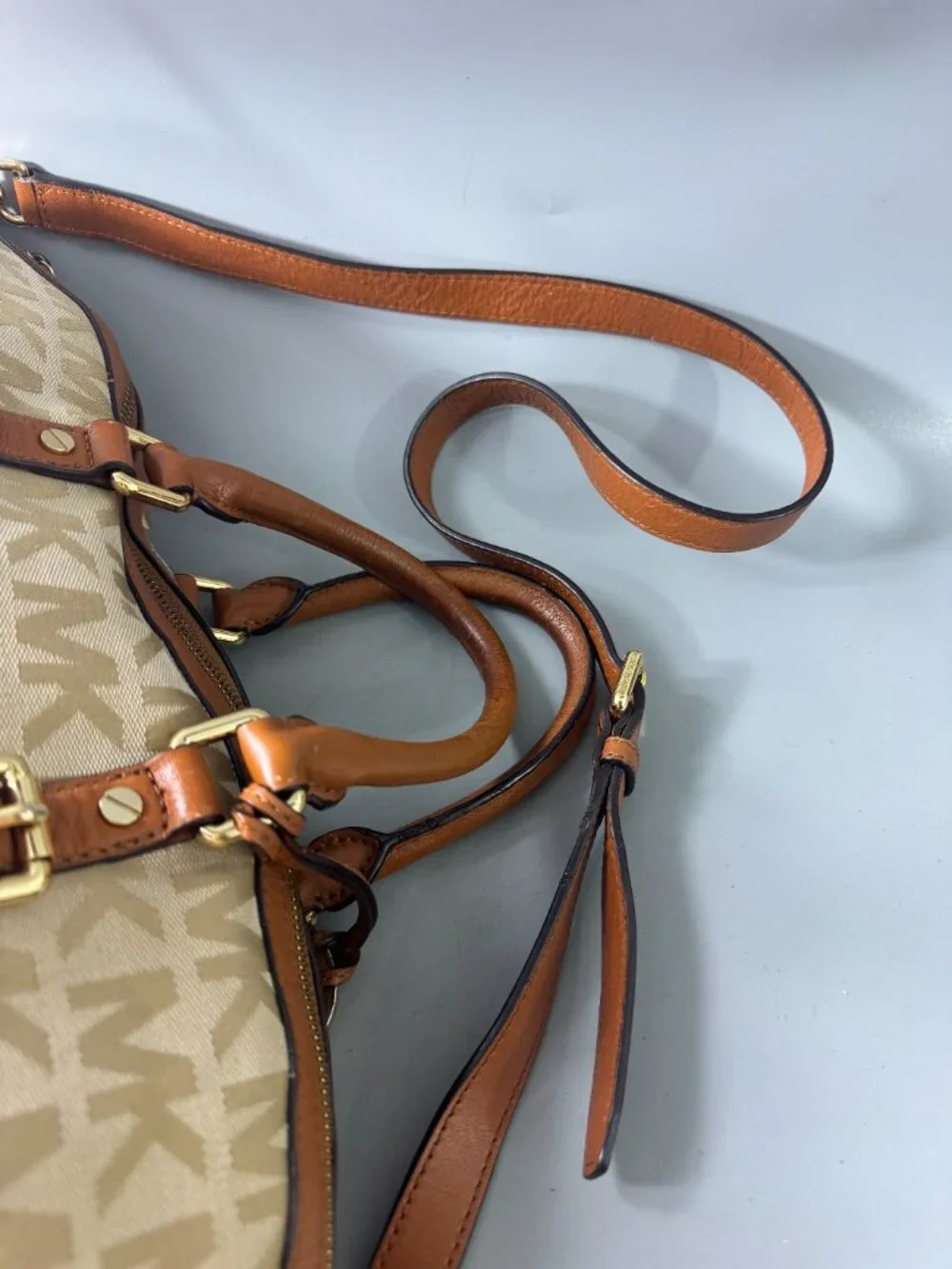 Michael Michael Kors Brown Bedford Satchel /Shoulder Bag